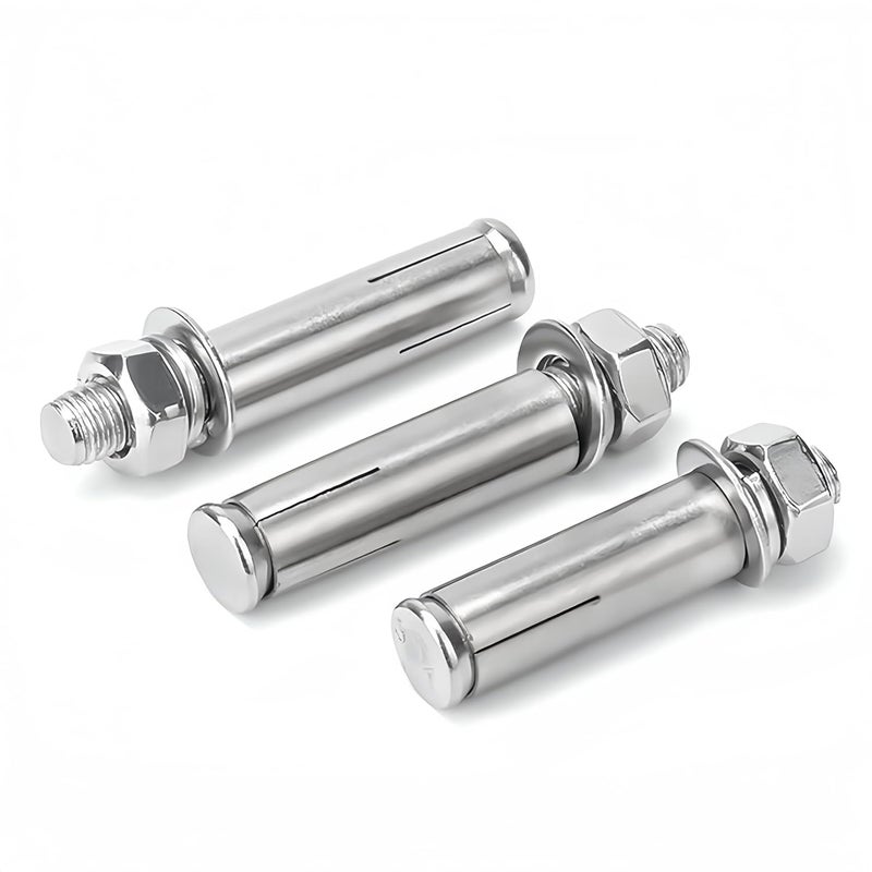NACX M8 x 100mm External Hex Expansion Bolts Screw Sleeve Anchors, 304 Stainless Steel, 4Pcs - Image 3